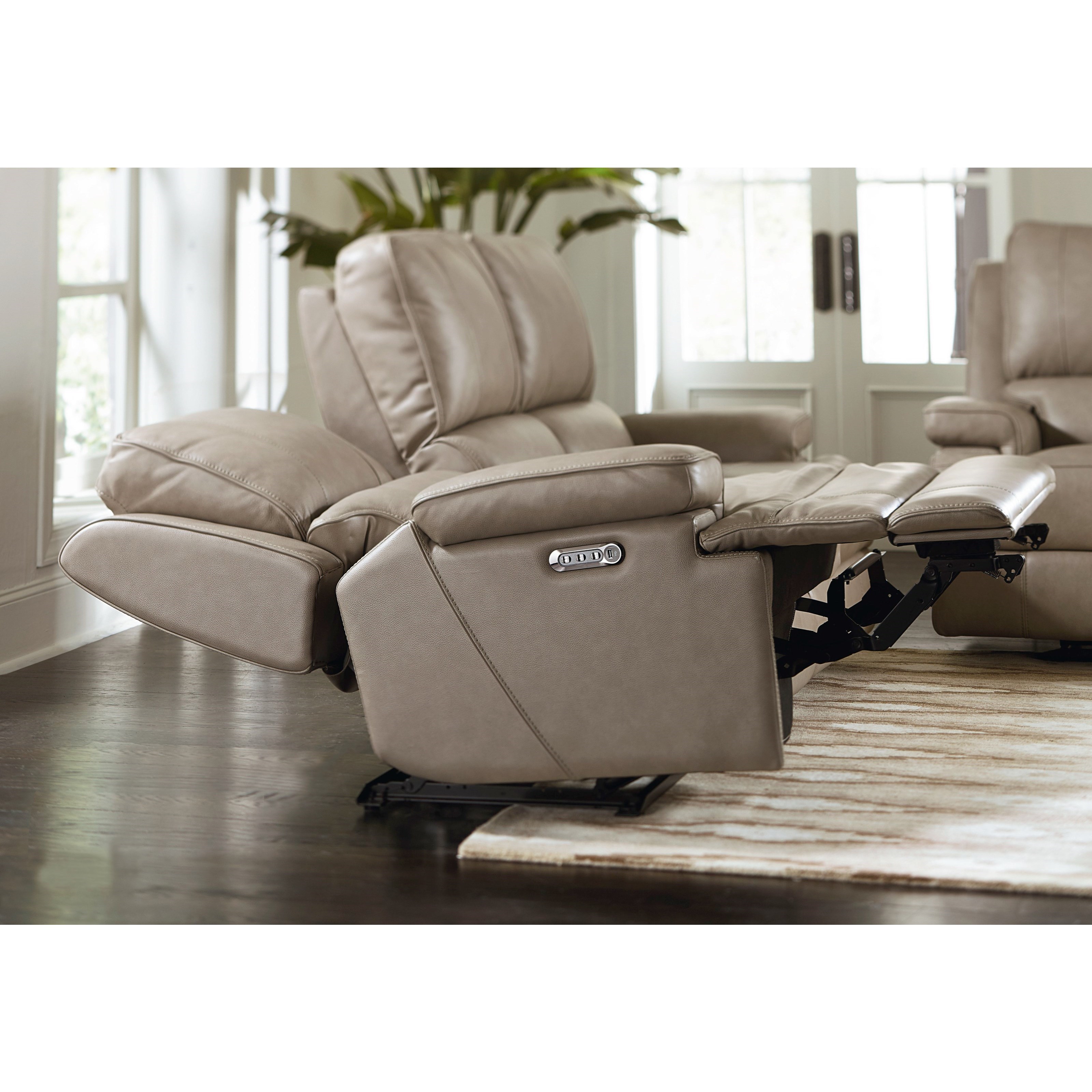 Dual reclining store loveseat electric